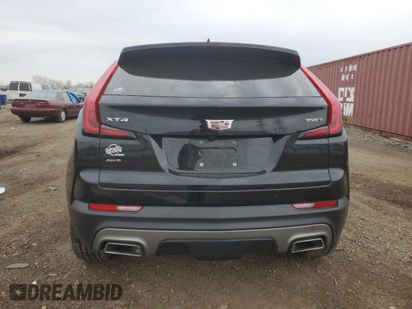 2022 Cadillac XT4 AWD Premium Luxury with VIN 1GYFZDR43NF132553, listed as a Copart auction lot 50869955 with 25,412 mi miles and Salvage title. Bid and sale history available at DreamBid. Image 6.
