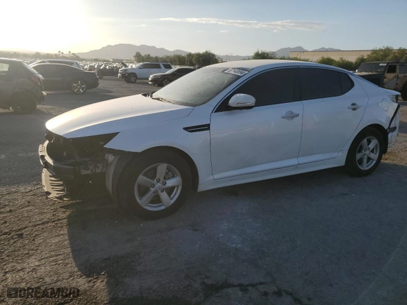 2015 Kia Optima LX with VIN KNAGM4A7XF5532807, listed as a Copart auction lot 67140894 with 106,167 mi miles and Salvage Title. Bid and sale history available at carsss.com. Image 1.