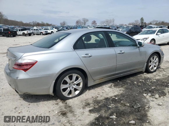 2009 Acura RL Technology with VIN JH4KB26689C001711, listed as a Copart auction lot 54769525 with 362,715 mi miles and Clean title. Bid and sale history available at DreamBid. Image 3.