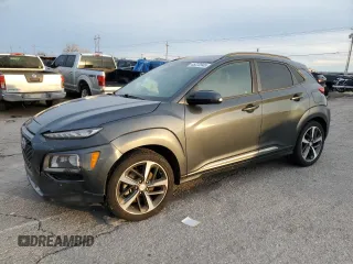 2018 Hyundai Kona Ultimate with VIN KM8K53A59JU073184, listed as a Copart auction lot 45223945 with 124,688 mi miles and Salvage Title. Bid and sale history available at carsss.com. Image 1.