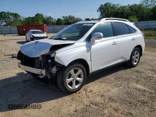 2011 Lexus RX 350 with VIN 2T2ZK1BA1BC045059, listed as a Copart auction lot 52080125 with 156,140 mi miles and Salvage Title. Bid and sale history available at carsss.com. Image 1.