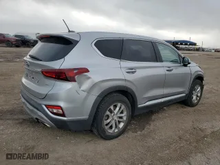 2020 Hyundai Santa Fe SE with VIN 5NMS2CAD5LH215061, listed as a Copart auction lot 51583185 with 56,255 mi miles and Salvage Title. Bid and sale history available at carsss.com. Image 3.