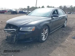 2015 Audi A8 3.0T with VIN WAU3GAFD3FN033317, listed as a IAAI auction lot 41854277 with 81,862 mi miles and . Bid and sale history available at DreamBid. Image 2.