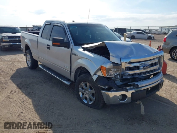 2014 Ford F-150 XL with VIN 1FTFX1ET8EFD10609, listed as a IAAI auction lot 40734295 with 1 mi miles. Bid and sale history available at carsss.com. Image 1.
