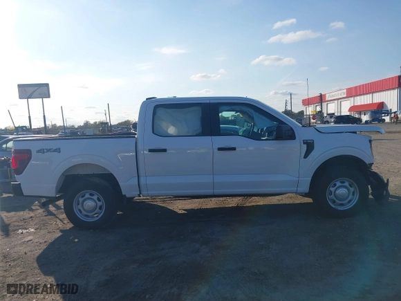 2024 Ford F-150 XL with VIN 1FTFW1L58RKD84844, listed as a IAAI auction lot 40752229 with 3,343 mi miles. Bid and sale history available at carsss.com. Image 13.