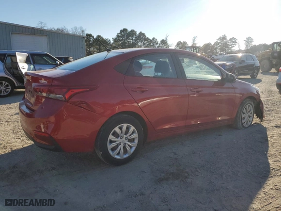 2020 Hyundai Accent SEL with VIN 3KPC24A62LE106575, listed as a Copart auction lot 46901255 with 89,477 mi miles and Salvage Title. Bid and sale history available at carsss.com. Image 3.