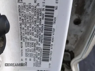 2006 Toyota Tacoma z VIN 5TEMU52N76Z249187, wystawiony jako Copart lot #53511195 z przebiegiem 247 808 mil mil oraz Szkoda całkowita • Salvage title. Historia ofert i sprzedaży dostępna na DreamBid. Obrazek 12.