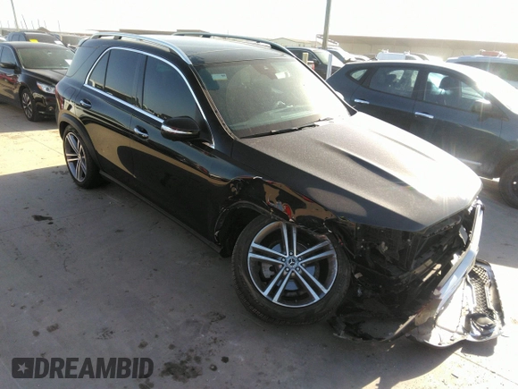2022 Mercedes-Benz GLE 350 with VIN 4JGFB4KB0NA665343, listed as a IAAI auction lot 41709699 with 25,022 mi miles and . Bid and sale history available at DreamBid. Image 1.