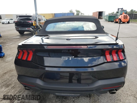 2024 Ford Mustang GT Premium with VIN 1FAGP8FF3R5122913, listed as a Copart auction lot 58345505 with 26,603 mi miles and Clean title. Bid and sale history available at DreamBid. Image 6.