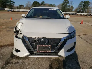 2022 Nissan Sentra SV with VIN 3N1AB8CV9NY211024, listed as a Copart auction lot 48975375 with 53,744 mi miles and Salvage Title. Bid and sale history available at carsss.com. Image 5.