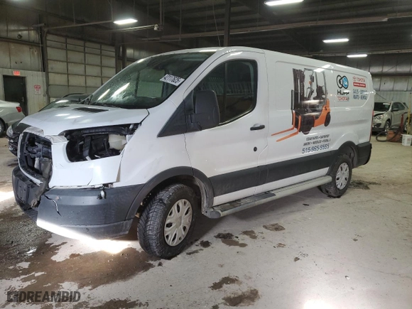2018 Ford Transit Van with VIN 1FTYR1YM0JKA46536, listed as a Copart auction lot 42117625 with 248,282 mi miles and Salvage Title. Bid and sale history available at carsss.com. Image 1.