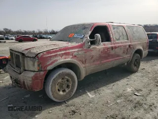 2000 Ford Excursion Limited с VIN 1FMSU43FXYEE15194, выставлен на аукционе Copart как лот 47938555 с пробегом Не указан миль и Списание • Salvage title. История ставок и продаж доступна на DreamBid. Изображение 1.
