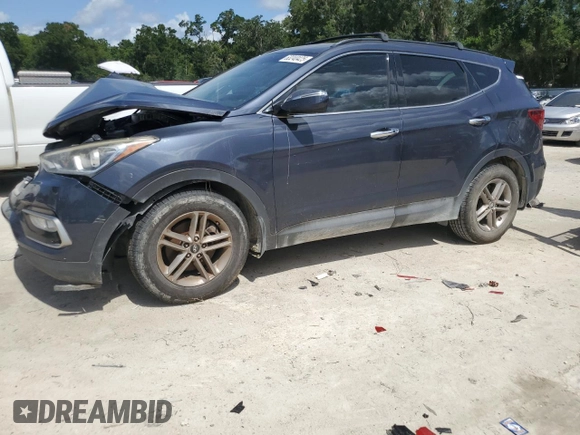 2018 Hyundai Santa Fe 2.4L with VIN 5NMZU3LB1JH060039, listed as a Copart auction lot 63240425 with 117,782 mi miles and Clean title. Bid and sale history available at DreamBid. Image 1.