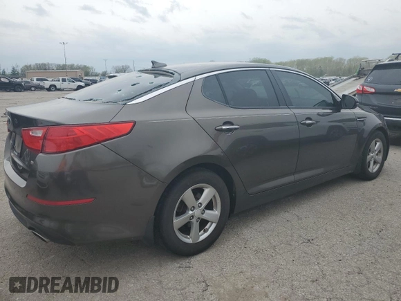 2014 Kia Optima LX with VIN 5XXGM4A79EG323314, listed as a Copart auction lot 49127304 with 94,269 mi miles and Salvage Title. Bid and sale history available at carsss.com. Image 3.
