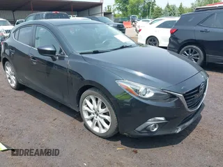 2014 Mazda 3 S Grand Touring with VIN JM1BM1M39E1164727, listed as a IAAI auction lot 42390686 with 118,100 mi miles and . Bid and sale history available at DreamBid. Image 1.