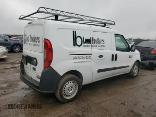 2018 Ram ProMaster City Cargo Tradesman with VIN ZFBERFAB4J6H40878, listed as a Copart auction lot 49410505 with 192,038 mi miles and Salvage Title. Bid and sale history available at carsss.com. Image 3.