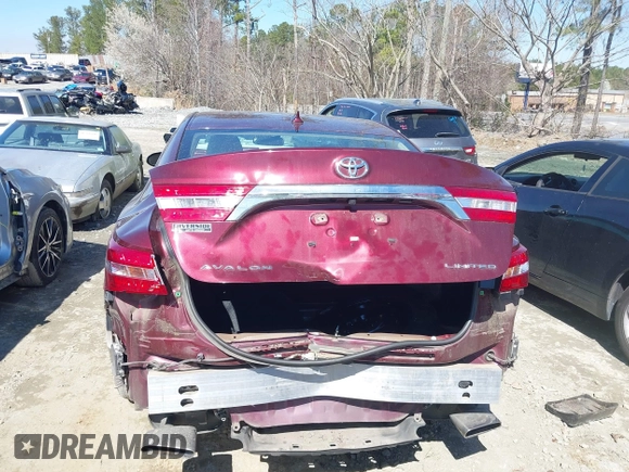 2015 Toyota Avalon Limited with VIN 4T1BK1EB0FU190530, listed as a IAAI auction lot 41727767 with 141,861 mi miles and . Bid and sale history available at DreamBid. Image 16.