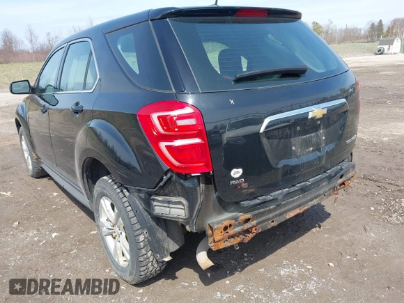 2016 Chevrolet Equinox LS with VIN 2GNFLEEK4G6163901, listed as a IAAI auction lot 42022069 with 117,375 mi miles. Bid and sale history available at carsss.com. Image 6.