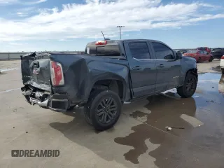 2019 GMC Canyon 2WD SLE with VIN 1GTG5CEN5K1331384, listed as a Copart auction lot 43317035 with 38,542 mi miles and Salvage Title. Bid and sale history available at carsss.com. Image 3.