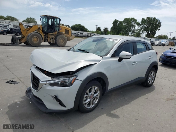 2020 Mazda CX-3 Sport with VIN JM1DKDB74L1474321, listed as a Copart auction lot 53352295 with 30,491 mi miles and Salvage Title. Bid and sale history available at carsss.com. Image 1.