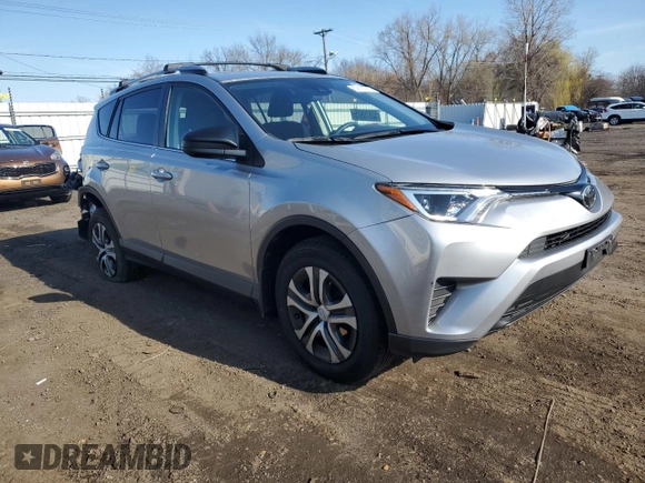 2018 Toyota RAV4 LE with VIN JTMBFREVXJJ220838, listed as a Copart auction lot 52870975 with 125,456 mi miles and Salvage Title. Bid and sale history available at carsss.com. Image 4.