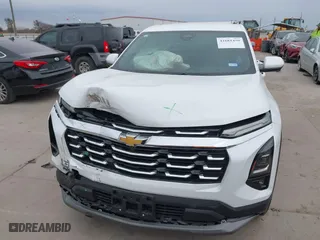 2025 Chevrolet Equinox FWD LT with VIN 3GNAXHEG1SL134484, listed as a IAAI auction lot 41681459 with 1,008 mi miles. Bid and sale history available at carsss.com. Image 13.