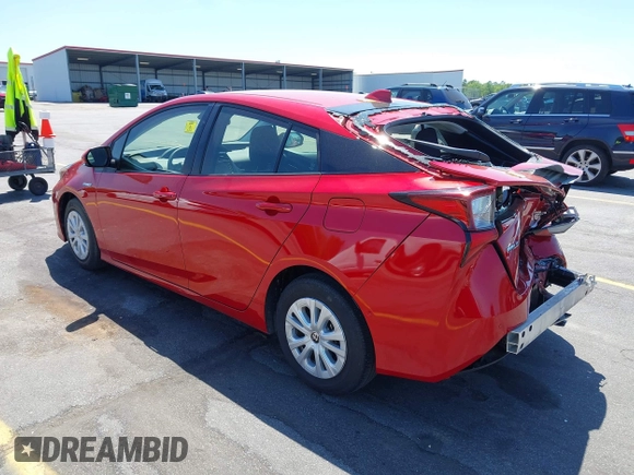 2022 Toyota Prius L Eco with VIN JTDKAMFU6N3158307, listed as a IAAI auction lot 42042768 with 17,882 mi miles and . Bid and sale history available at DreamBid. Image 3.