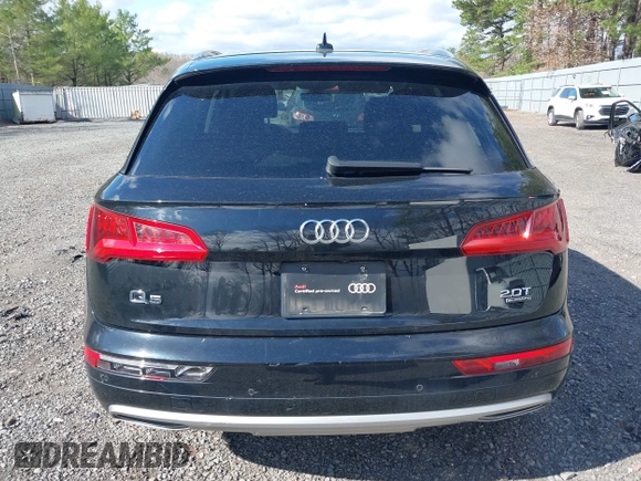2018 Audi Q5 Premium Plus with VIN WA1BNAFY2J2248778, listed as a IAAI auction lot 42055696 with 100,679 mi miles. Bid and sale history available at carsss.com. Image 16.