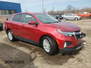 2024 Chevrolet Equinox LT with VIN 3GNAXKEG8RL309787, listed as a Copart auction lot 53551435 with 2,125 mi miles and Salvage title. Bid and sale history available at DreamBid. Image 4.
