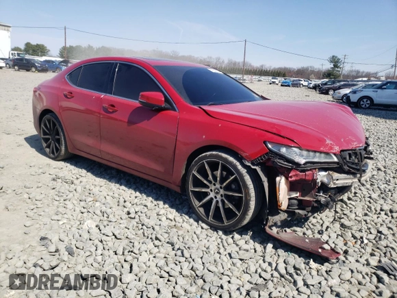2017 Acura TLX with VIN 19UUB1F34HA006538, listed as a Copart auction lot 47828744 with 111,589 mi miles. Bid and sale history available at carsss.com. Image 4.
