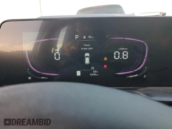 2024 Kia Telluride LX with VIN 5XYP24GC5RG525496, listed as a Copart auction lot 80153234 with 6,445 mi miles and Clean title. Bid and sale history available at DreamBid. Image 9.