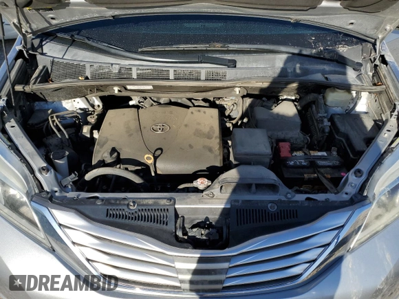 2017 Toyota Sienna XLE Auto Access Seat with VIN 5TDYZ3DC9HS828653, listed as a Copart auction lot 50090315 with 76,894 mi miles and Salvage Title. Bid and sale history available at carsss.com. Image 12.