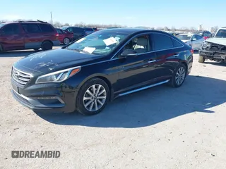 2016 Hyundai Sonata Sport with VIN 5NPE34AF2GH414630, listed as a IAAI auction lot 41653099 with 117,258 mi miles and . Bid and sale history available at DreamBid. Image 17.
