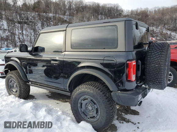 2023 Ford Bronco with VIN 1FMDE5AH2PLA91748, listed as a Copart auction lot 51133005 with Not provided miles and Salvage title. Bid and sale history available at DreamBid. Image 2.