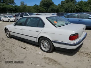 1998 BMW 7 Series 740il with VIN WBAGJ8323WDM17893, listed as a Copart auction lot 69853684 with 155,155 mi miles and Clean Title. Bid and sale history available at carsss.com. Image 2.