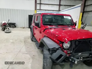 2019 Jeep Wrangler Unlimited Sport S with VIN 1C4HJXDG2KW646608, listed as a Copart auction lot 58535105 with 111,230 mi miles and Salvage title. Bid and sale history available at DreamBid. Image 15.