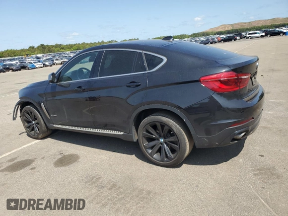 2017 BMW X6 xDrive35i with VIN 5UXKU2C3XH0U28599, listed as a Copart auction lot 53713523 with 78,052 mi miles. Bid and sale history available at carsss.com. Image 2.