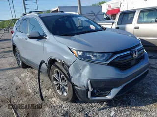2021 Honda CR-V EX z VIN 5J6RW1H53ML005462, wystawiony jako IAAI lot #41977901 z przebiegiem 63 087 mil mil oraz . Historia ofert i sprzedaży dostępna na DreamBid. Obrazek 1.