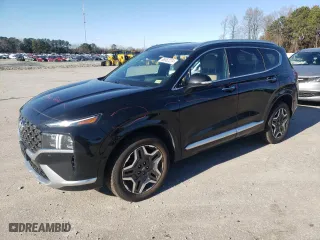2021 Hyundai Santa Fe Calligraphy with VIN 5NMS5DAL3MH330411, listed as a Copart auction lot 86952224 with 55,393 mi miles and Salvage Title. Bid and sale history available at carsss.com. Image 1.