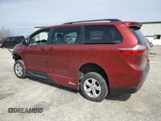 2017 Toyota Sienna LE Auto Access Seat with VIN 5TDKZ3DC2HS814633, listed as a Copart auction lot 50413255 with 56,454 mi miles and Salvage Title. Bid and sale history available at carsss.com. Image 2.