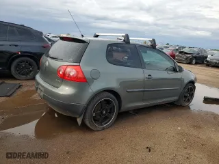 2007 Volkswagen Rabbit with VIN WVWBR71K37W189127, listed as a Copart auction lot 70446604 with 0 mi miles and Salvage Title. Bid and sale history available at carsss.com. Image 3.