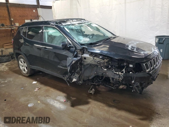 2018 Jeep Compass Altitude with VIN 3C4NJDBBXJT131563, listed as a Copart auction lot 53225344 with 85,060 mi miles and Salvage Title. Bid and sale history available at carsss.com. Image 4.