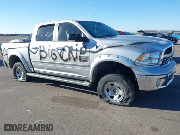 2014 Ram 1500 Big Horn with VIN 1C6RR7LM6ES332385, listed as a IAAI auction lot 41276004 with 190,863 mi miles and . Bid and sale history available at DreamBid. Image 1.