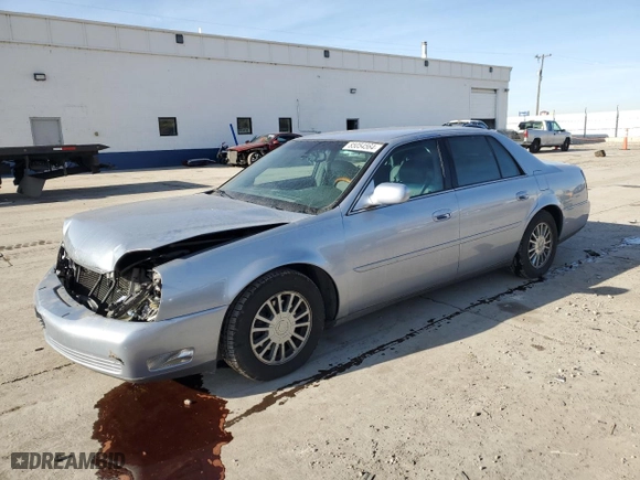 2004 Cadillac DeVille DHS with VIN 1G6KE54Y74U238243, listed as a Copart auction lot 85054564 with 142,652 mi miles and Salvage Title. Bid and sale history available at carsss.com. Image 1.