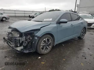 2024 Nissan Sentra SV z VIN 3N1AB8CV7RY211464, wystawiony jako Copart lot #50224285 z przebiegiem 36 637 mil mil oraz Szkoda całkowita • Salvage title. Historia ofert i sprzedaży dostępna na DreamBid. Obrazek 1.