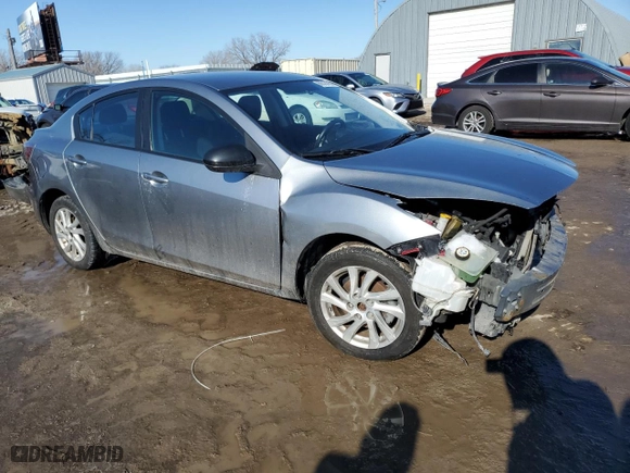 2012 Mazda Mazda3 i Touring with VIN JM1BL1V72C1677786, listed as a Copart auction lot 88518145 with 0 mi miles and Salvage Title. Bid and sale history available at carsss.com. Image 4.