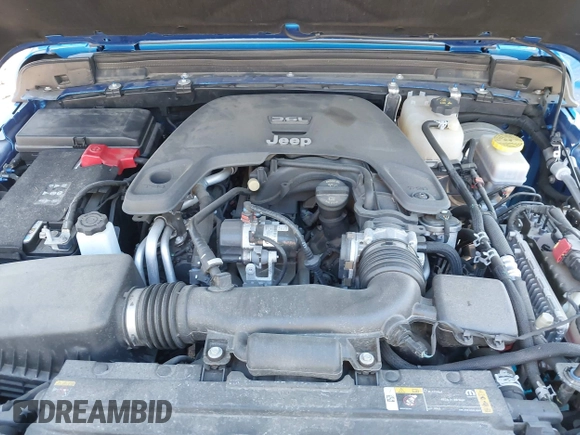 2021 Jeep Wrangler Unlimited Sport S with VIN 1C4HJXDG1MW722743, listed as a IAAI auction lot 41237900 with 35,662 mi miles and . Bid and sale history available at DreamBid. Image 10.