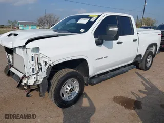 2021 Chevrolet Silverado 2500HD Work Truck with VIN 1GC2YLE73MF250957, listed as a IAAI auction lot 41168905 with 45,797 mi miles. Bid and sale history available at carsss.com. Image 2.