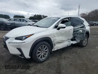 2018 Lexus NX with VIN JTJBARBZ5J2158018, listed as a Copart auction lot 52127215 with 107,317 mi miles and Salvage Title. Bid and sale history available at carsss.com. Image 1.