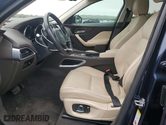 2020 Jaguar F-Pace 25t Prestige with VIN SADCK2FX3LA631612, listed as a Copart auction lot 59767335 with 47,193 mi miles and Salvage title. Bid and sale history available at DreamBid. Image 7.